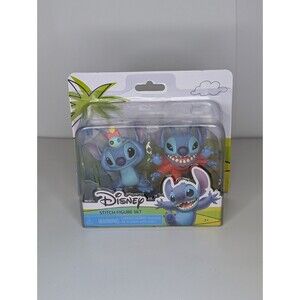 NEW Disney Lilo & Stitch Figure Set Alien Stitch & Scrum Stitch 3" SEALED NIB